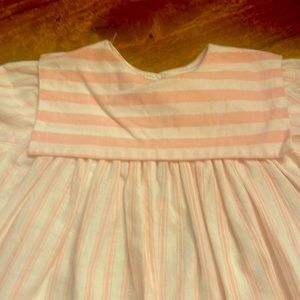 Vintage pink stripped dress. Size 2T, like new condition, made in USA